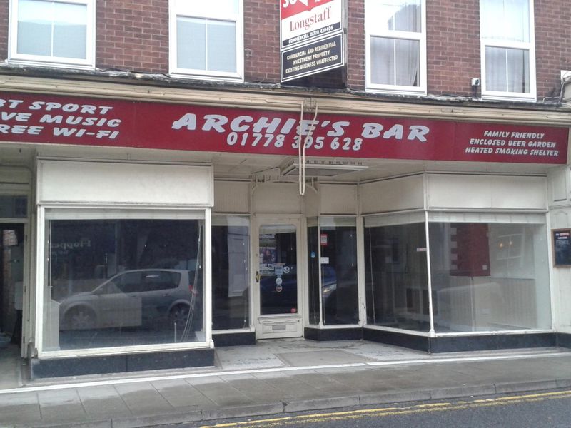 Archie's Bar, Bourne, 2017. (Pub, External, Key). Published on 29-05-2017