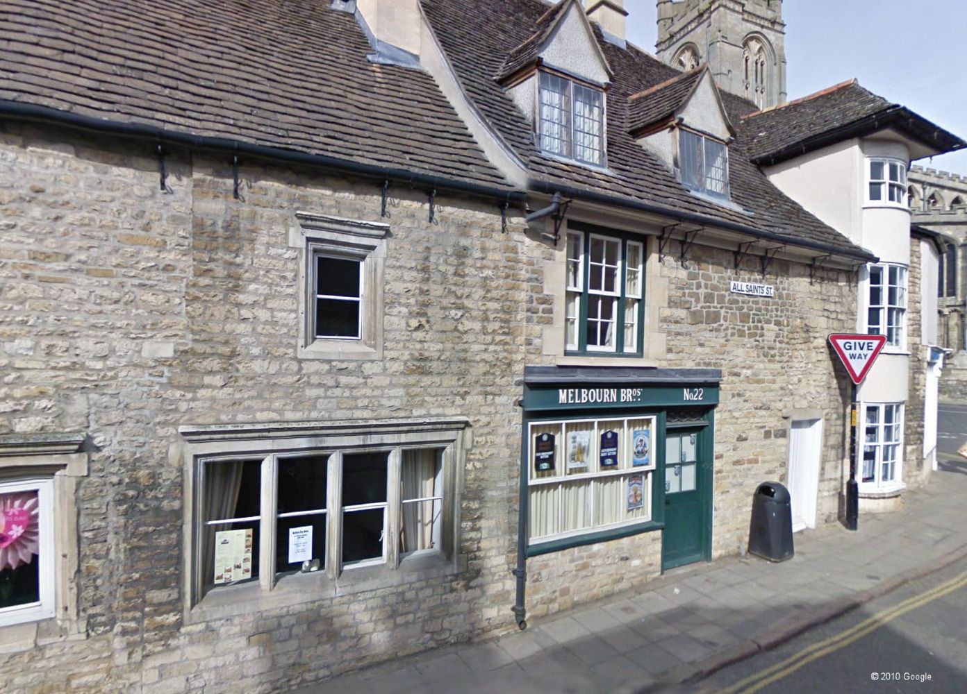 All Saints Brewery Inn, Stamford, 2010. (Pub). Published on 15-07-2012