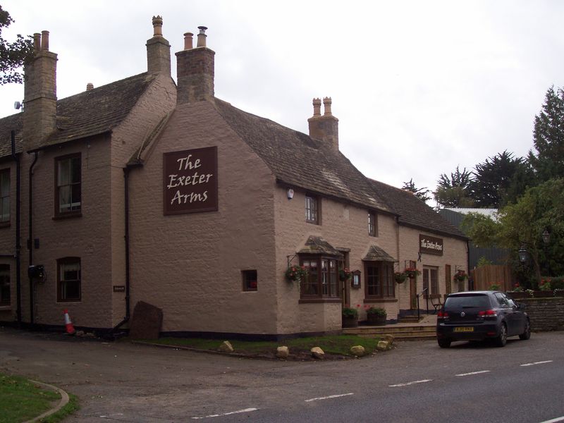 Exeter Arms, Easton On The Hill, 2010. (Pub, Key). Published on 15-07-2012