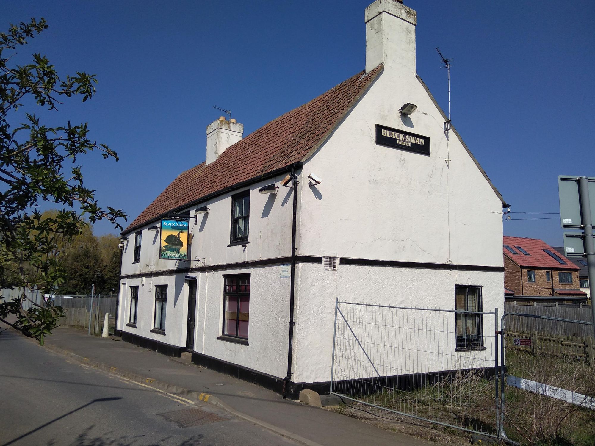Black Swan, Farcet 2020. (Pub, External, Key). Published on 27-03-2020