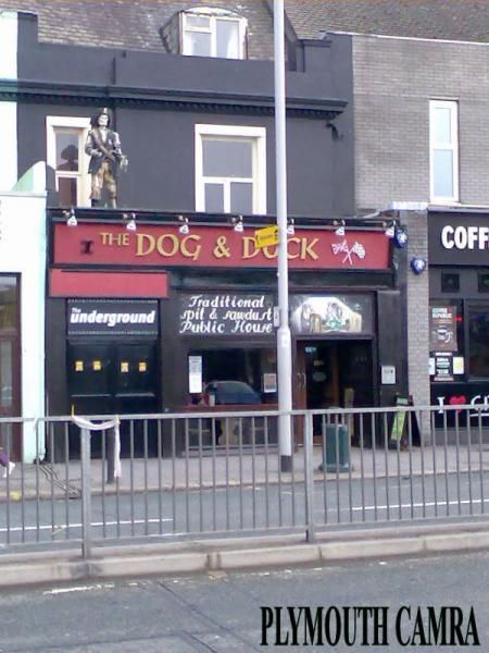 Dog & Duck Plymouth November 2012. (Pub, External). Published on 12-11-2012