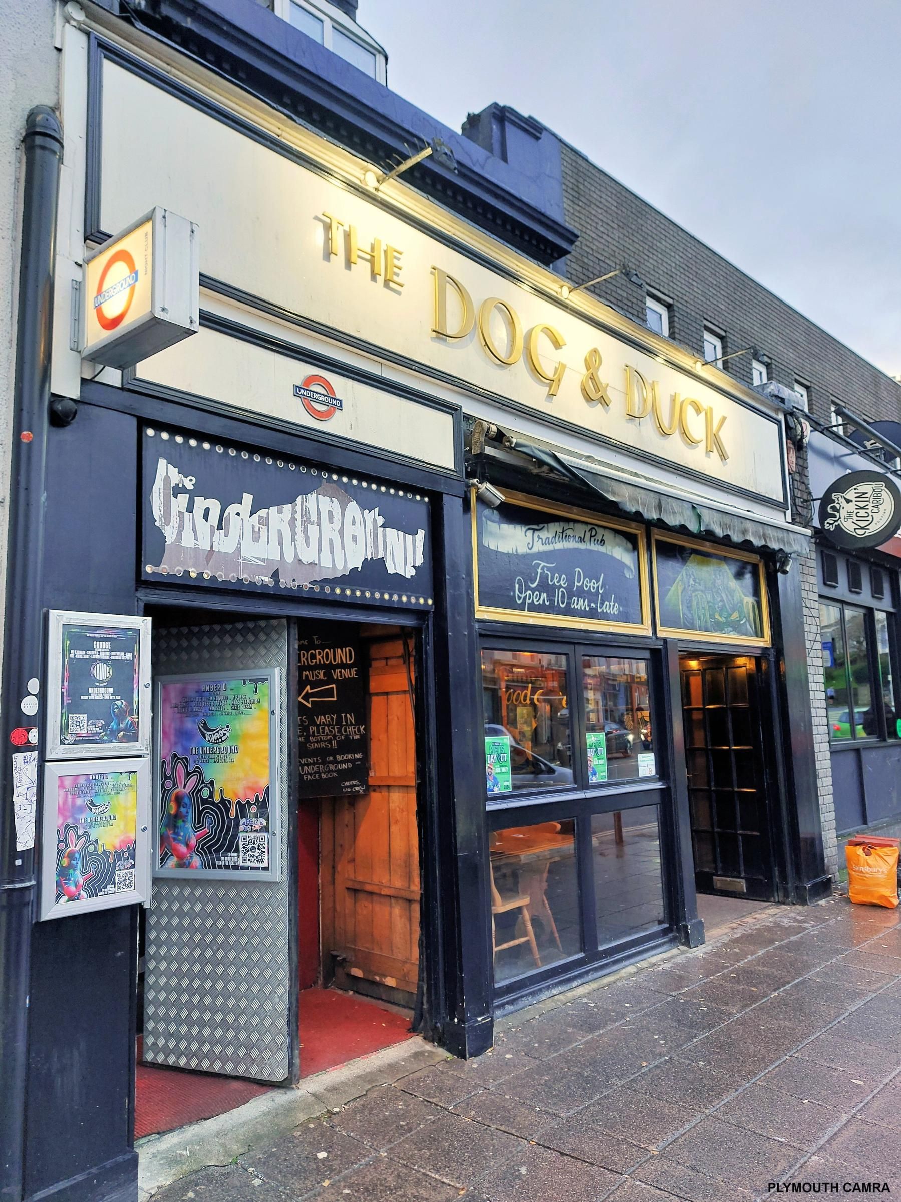 Dog & Duck Plymouth February 2024. (External, Key). Published on 07-04-2024
