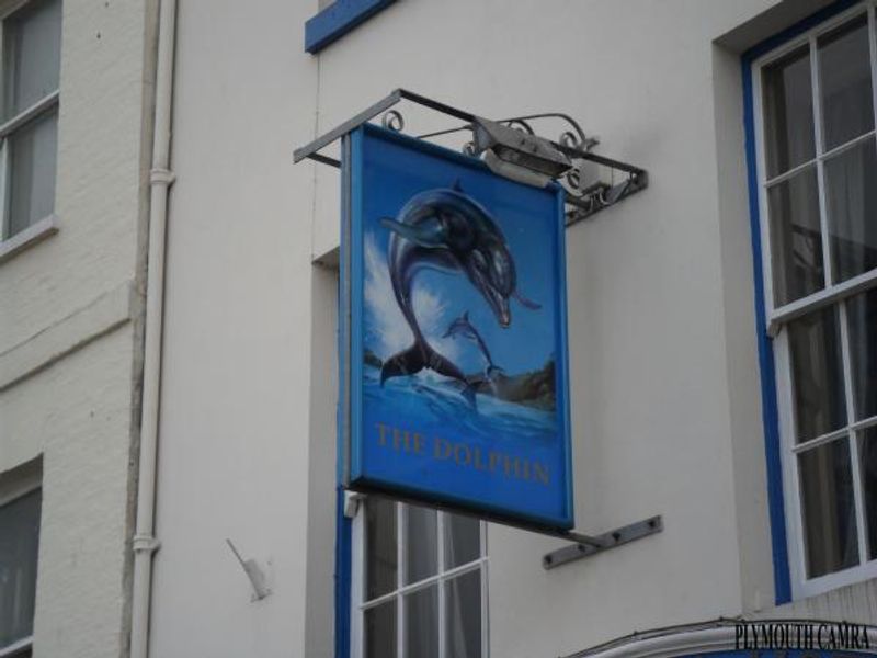 Dolphin, Plymouth, November 2012. (Pub, Sign). Published on 04-11-2012