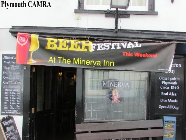 Minerva Plymouth March 2014. (Pub, External). Published on 08-03-2014