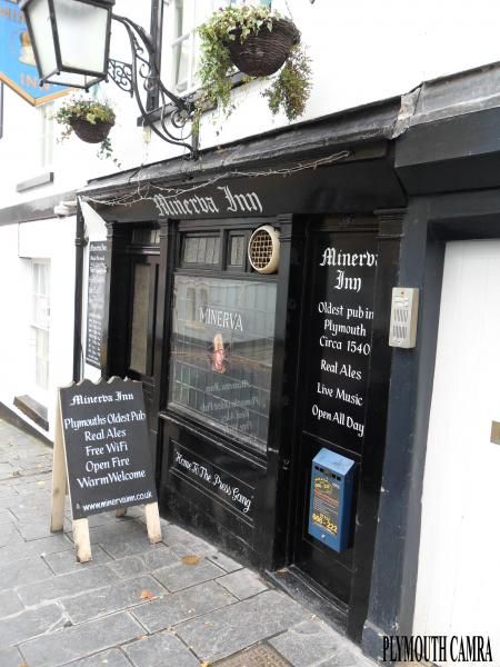 Minerva Plymouth November 2012. (Pub, External, Sign). Published on 04-11-2012