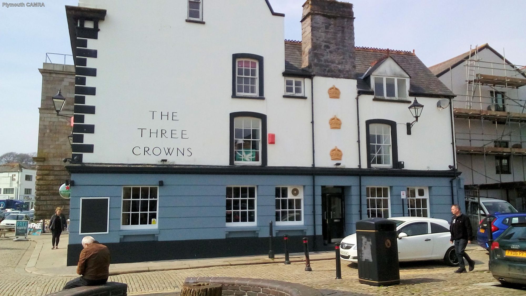 Three Crowns Plymouth. (Pub, External). Published on 13-04-2018