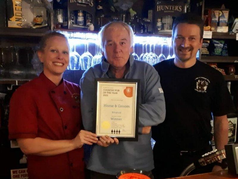 Country Pub of the Year Winner December 2022. (Pub, Publican, Award). Published on 17-06-2023