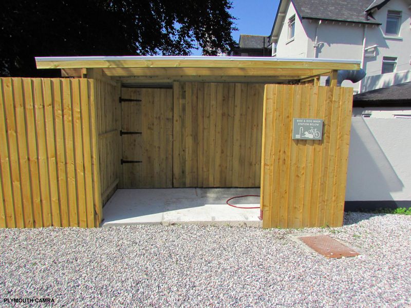 Dog and cycle wash station. (Pub, External, Garden). Published on 21-07-2021