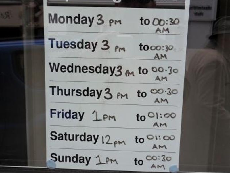 Winter Hours. (Sign). Published on 20-03-2013 