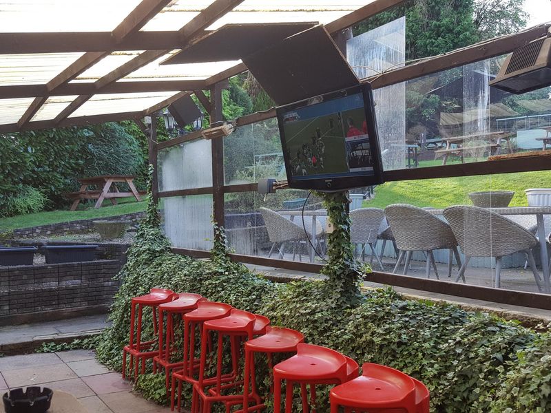 Patio with TV. Published on 20-10-2019
