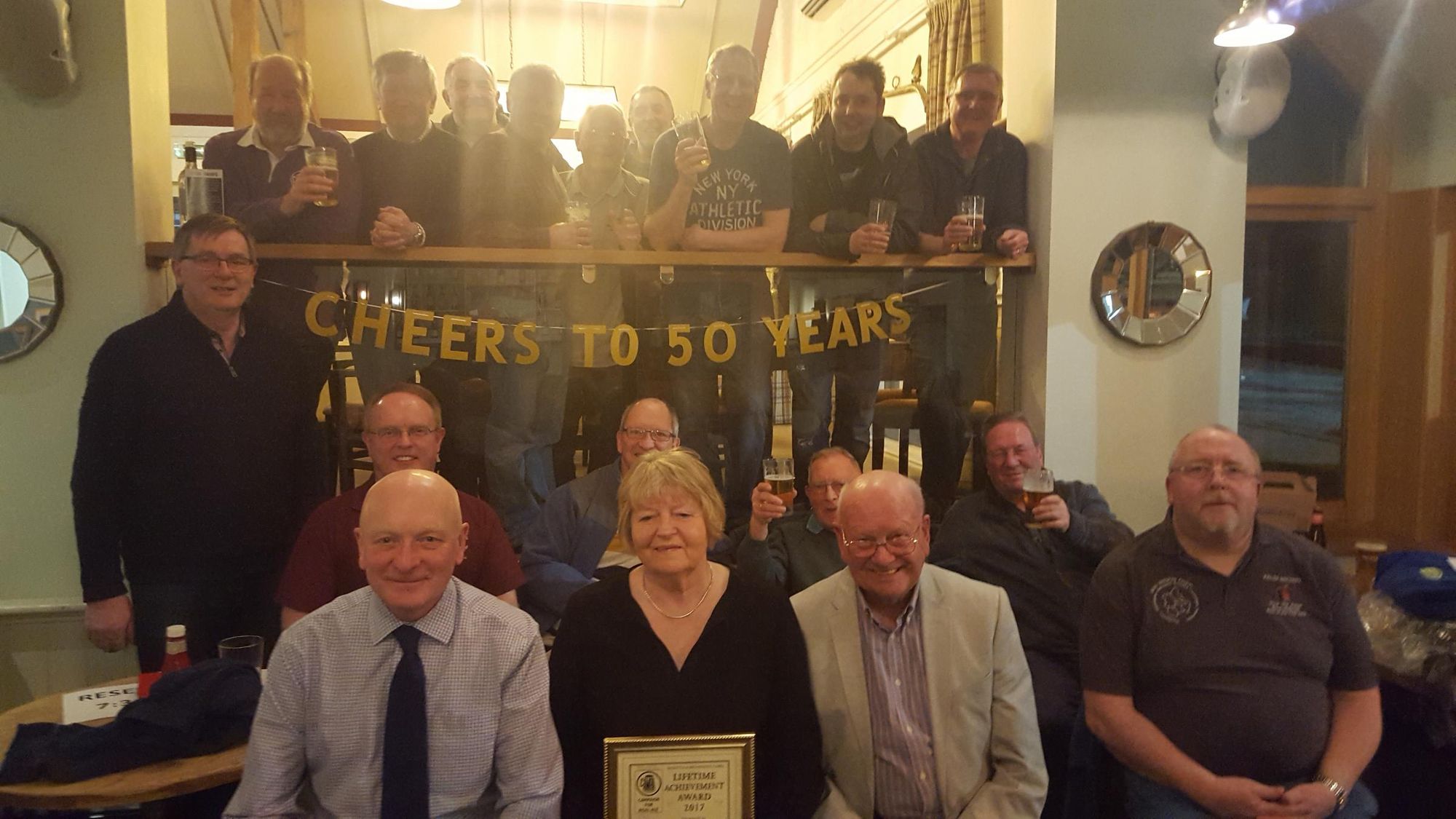 50 years anniversary of Phil Meads as licensee. (Publican, Award). Published on 25-10-2021