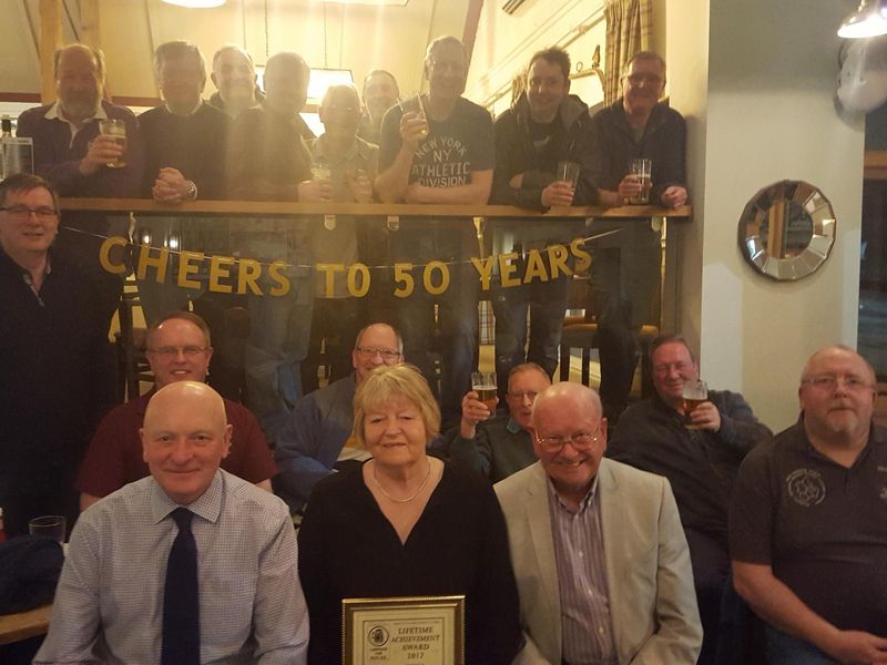 50 years anniversary of Phil Meads as licensee. (Publican, Award). Published on 25-10-2021