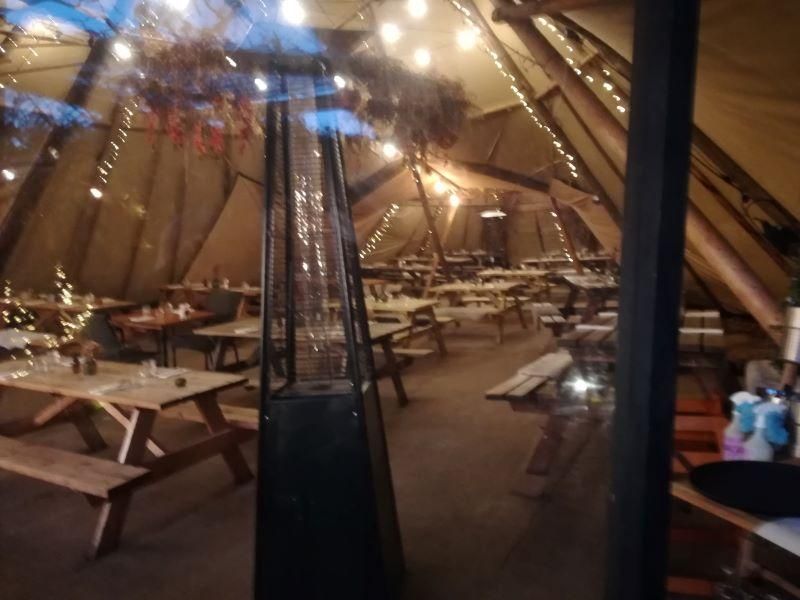 Marquee in garden. (Pub, External, Garden). Published on 09-11-2022