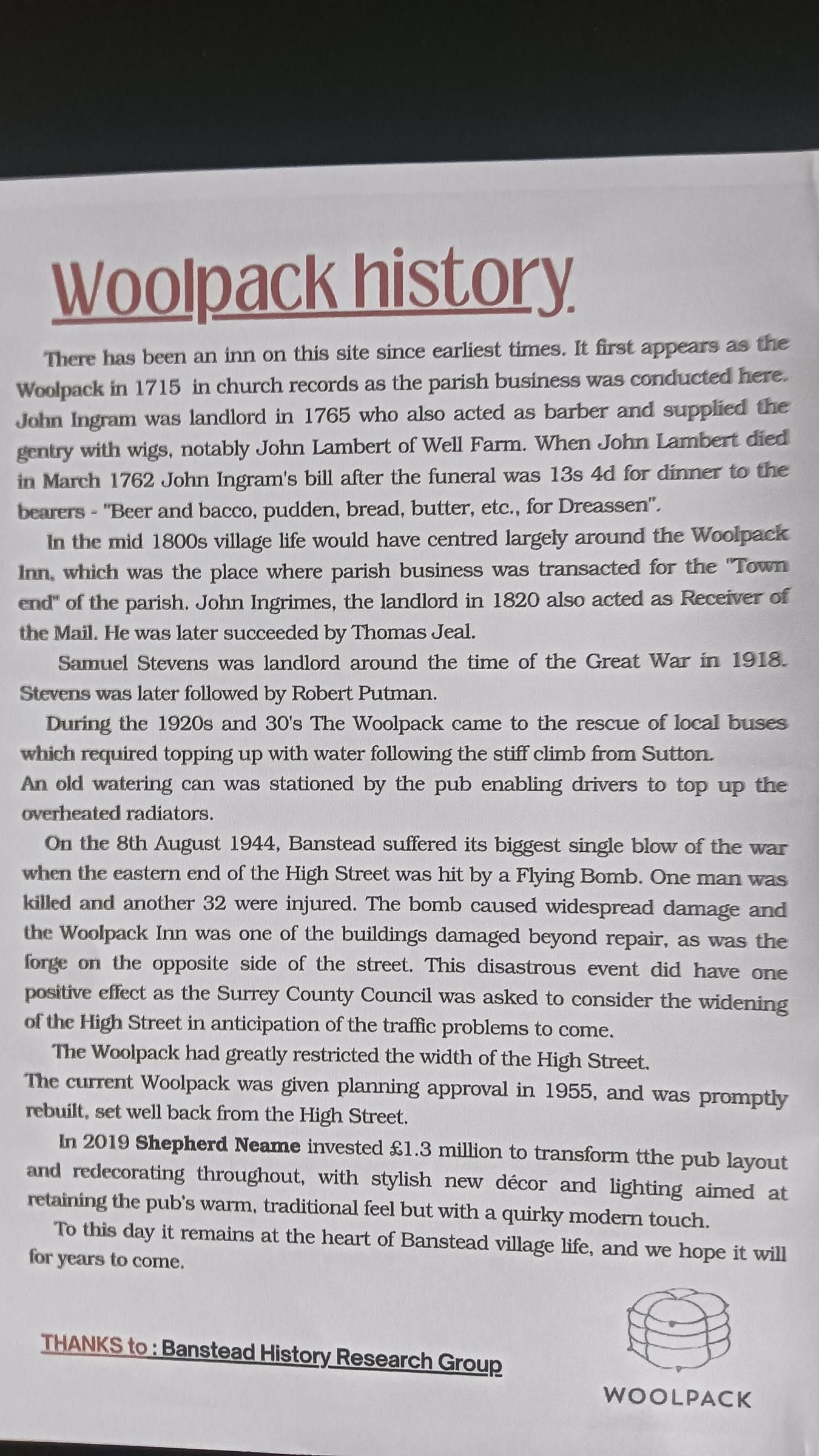 Photo of page on drinks list. Published on 28-01-2026