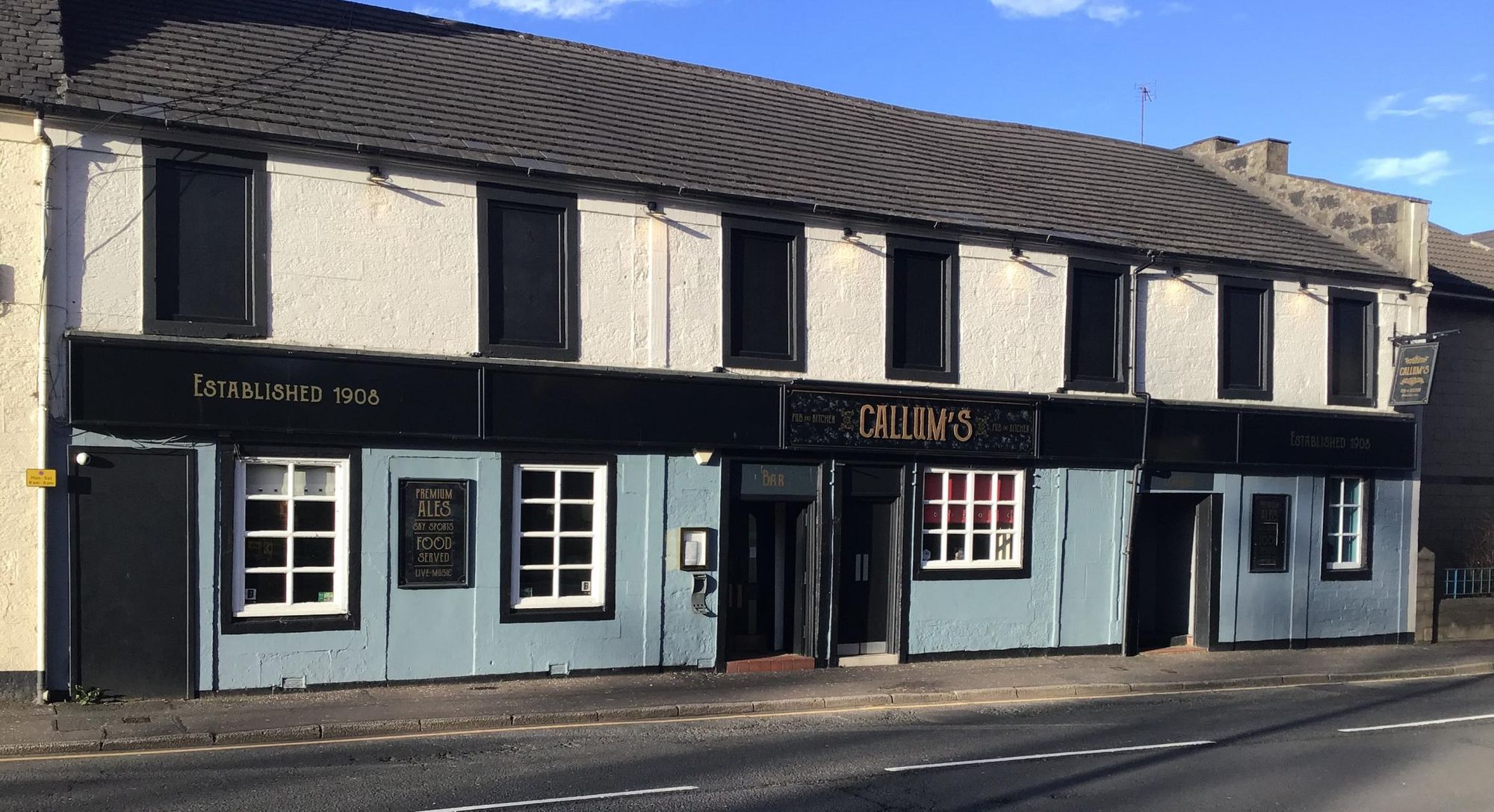 Callums, Johnstone (Photo: Stewart Campbell 11/04/2026). (Pub, External, Key). Published on 26-05-2026