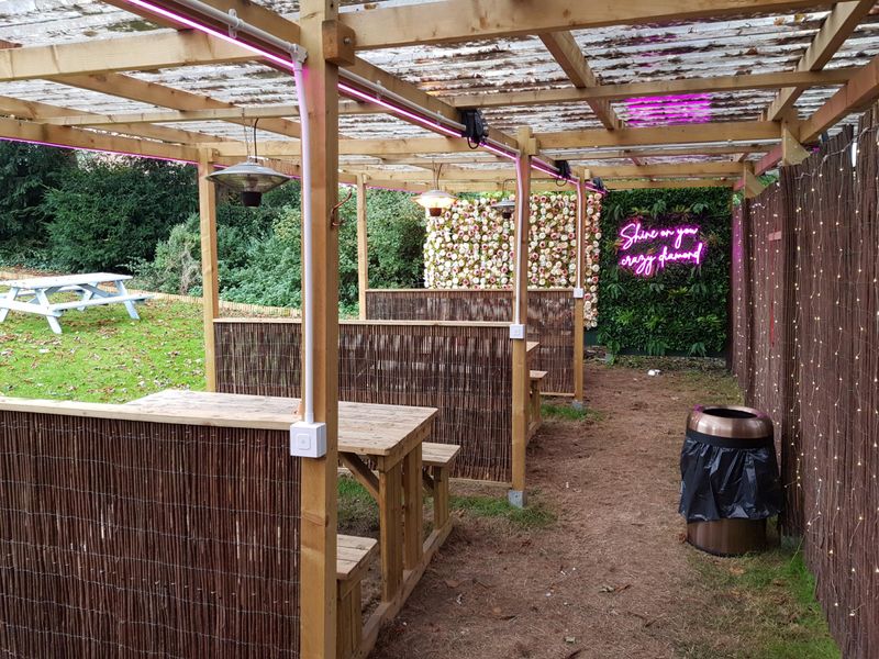 Covered area. (Pub, External, Garden). Published on 04-01-2022