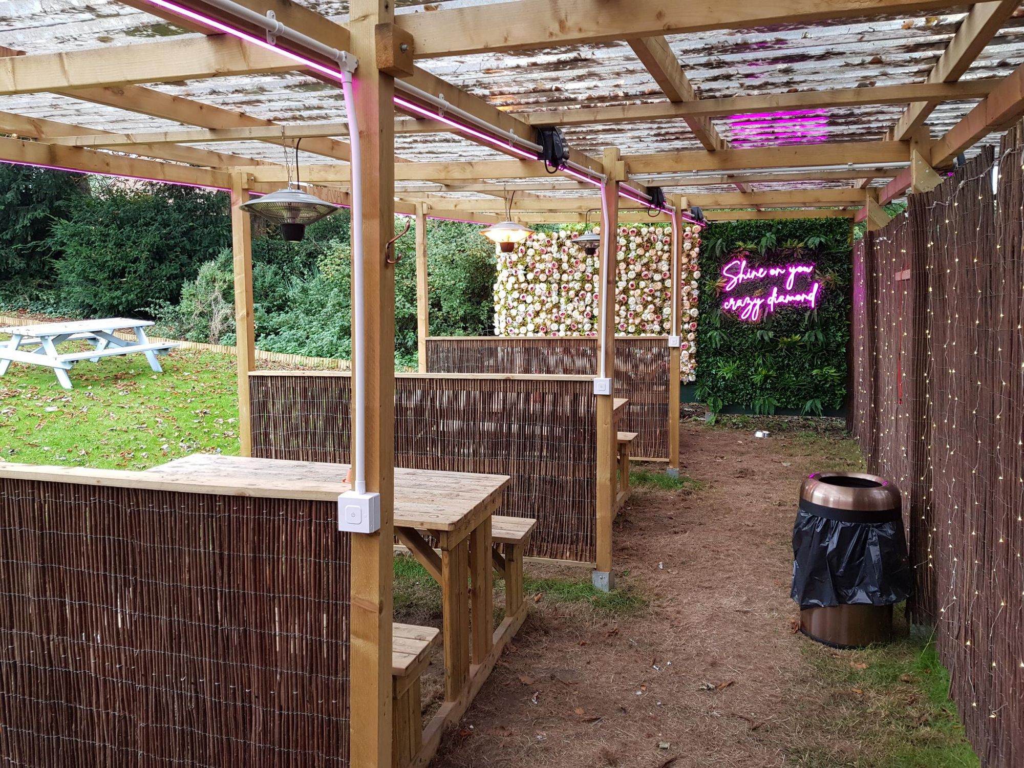 Covered area. (Pub, External, Garden). Published on 04-01-2022