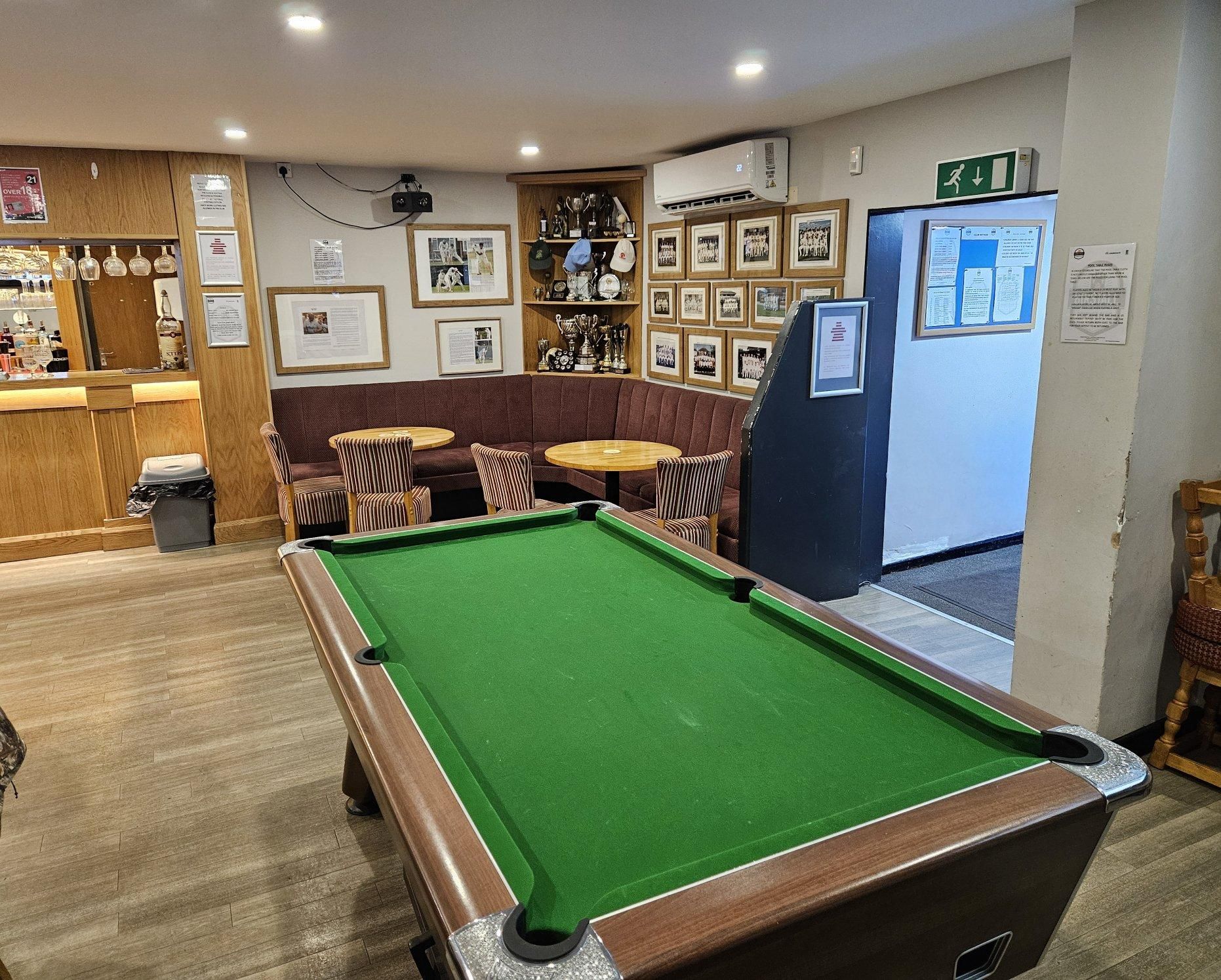 Pool table area. (Bar). Published on 22-11-2025