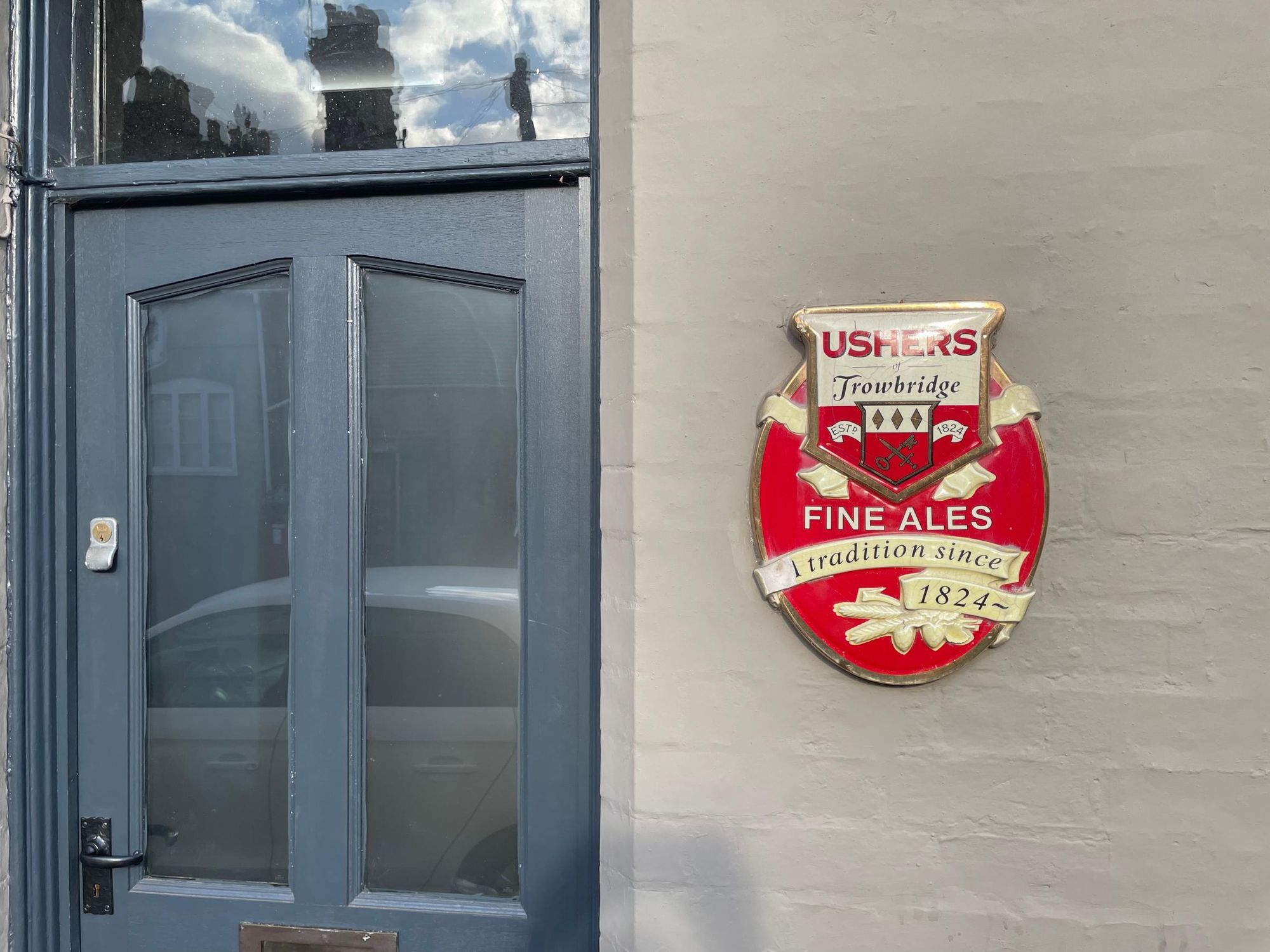 Ushers emblem from Upton Muggery days.. Published on 13-08-2026