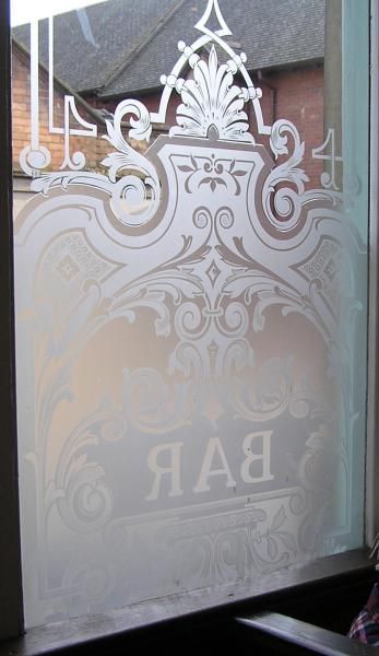 Etched window. (Pub). Published on 02-06-2013