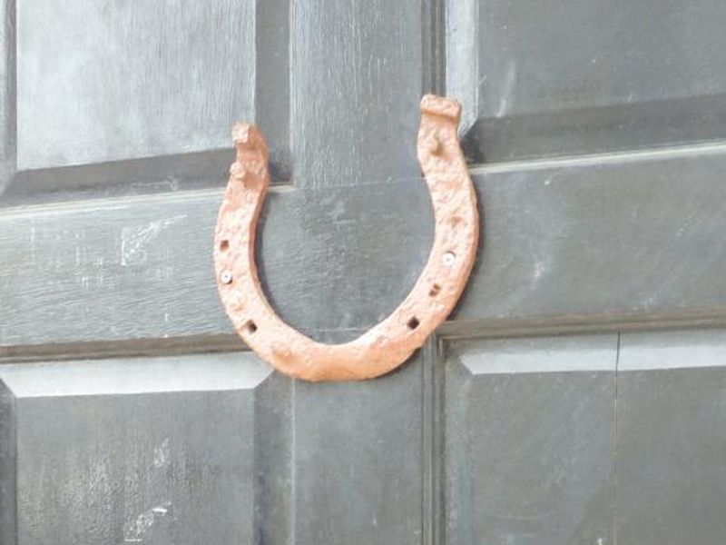 Is this a bullshoe on the main door?. (External). Published on 07-05-2016
