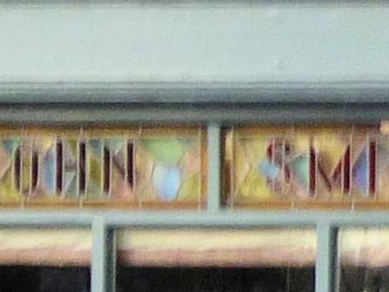 detail of stained glass. (External). Published on 03-02-2016 