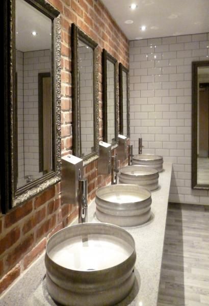 wash basins crafted from beer casks. Published on 05-11-2013
