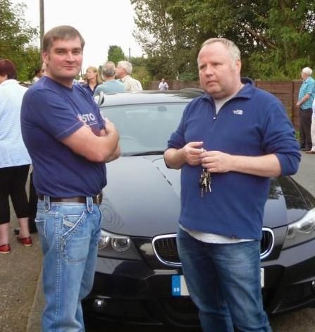 Rob Turton (joint proprietor, right) with business partner. (Publican). Published on 01-02-2015