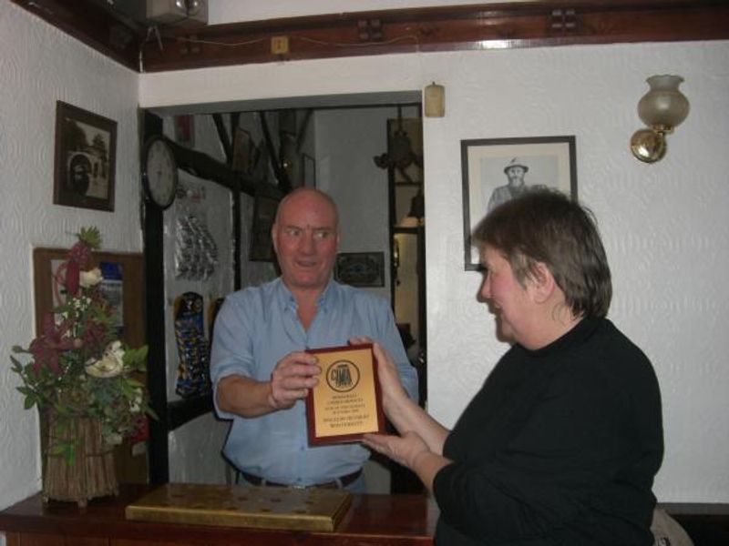 Pub of the Season Presentation. (Publican, Party). Published on 14-02-2014