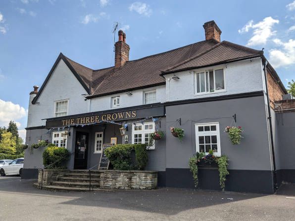 Three Crowns (Bushey). (Pub, External, Key). Published on 01-01-1970