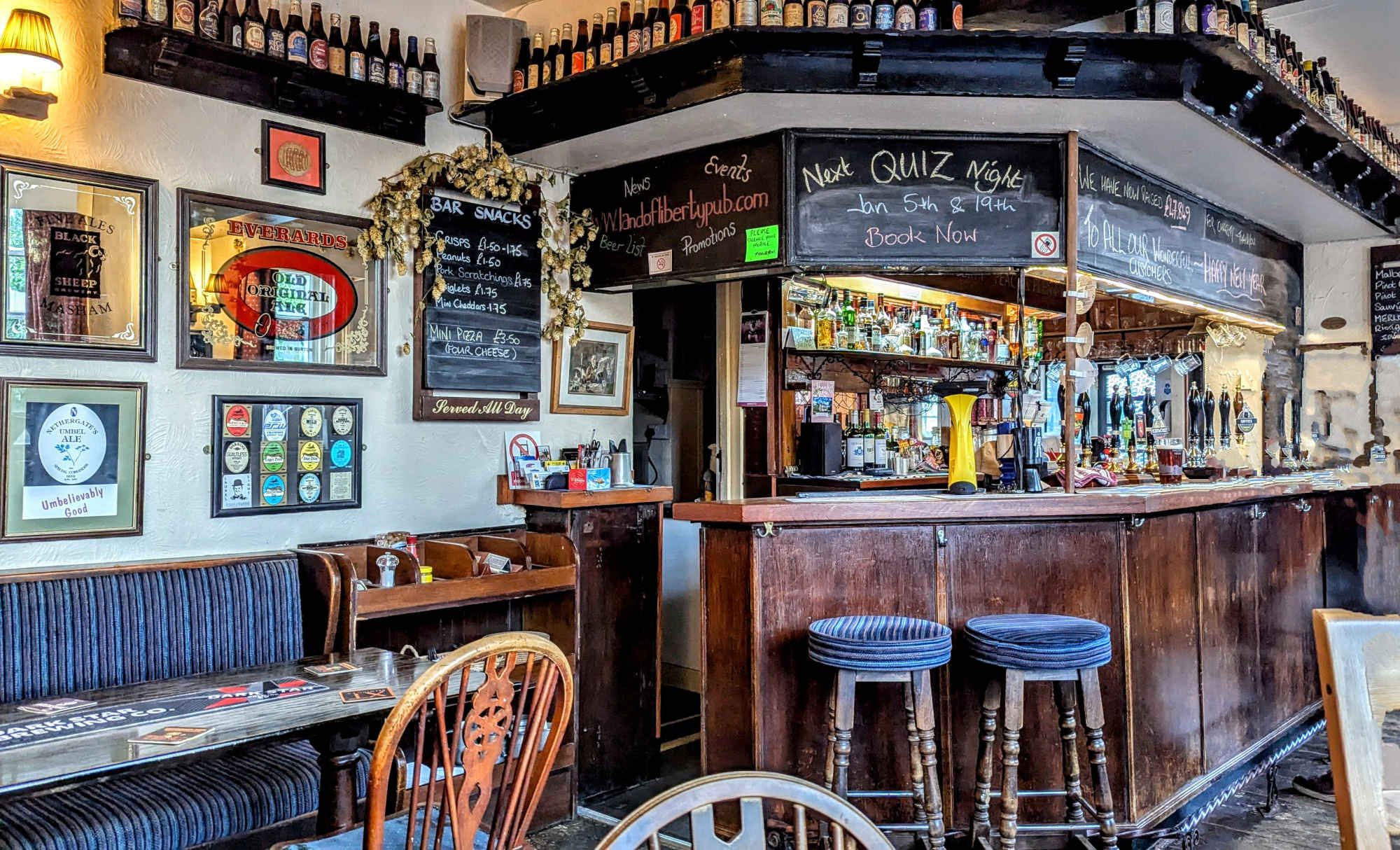 Land of Liberty, Peace & Plenty. Interior photo.. (Pub, Bar). Published on 01-02-2025