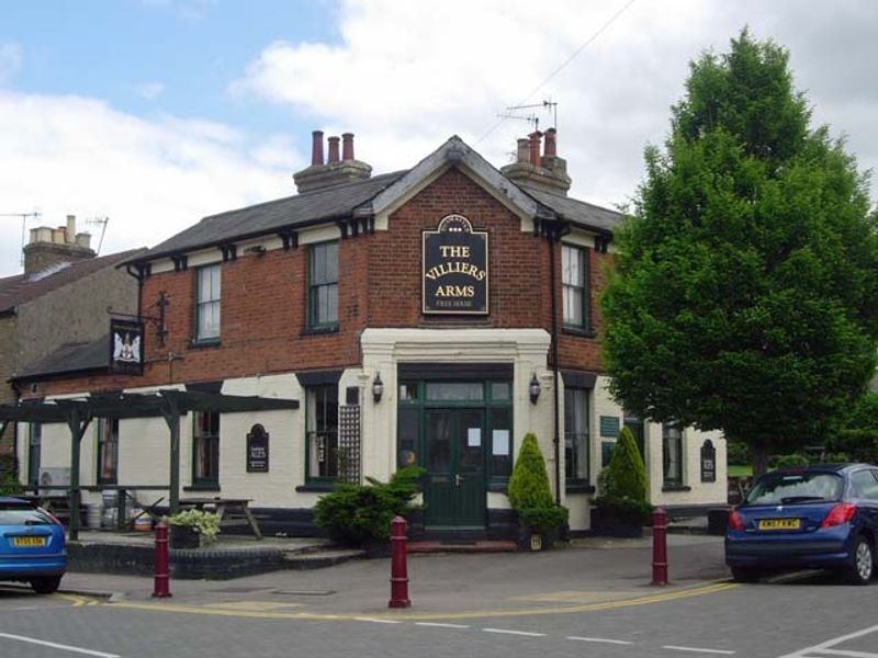 Villiers Arms, Oxhey. (Pub, External, Key). Published on 06-02-2013