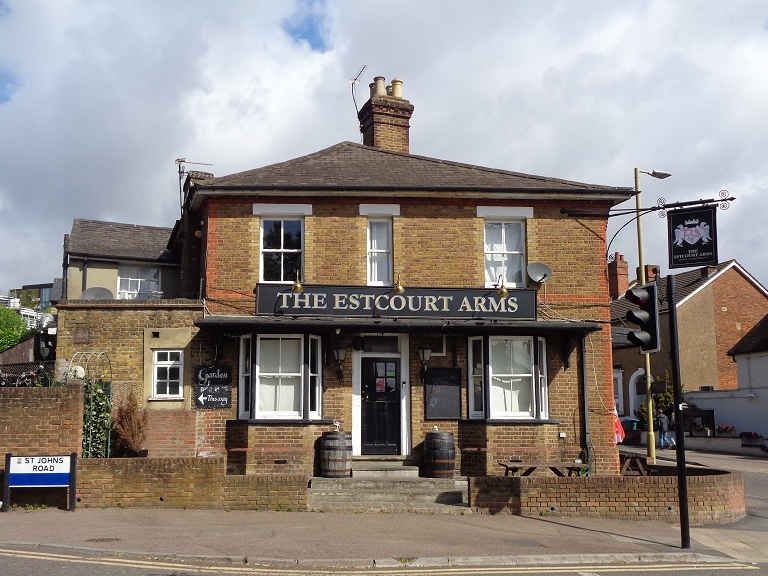 Estcourt Arms - Watford. (Pub, External, Key). Published on 01-01-1970