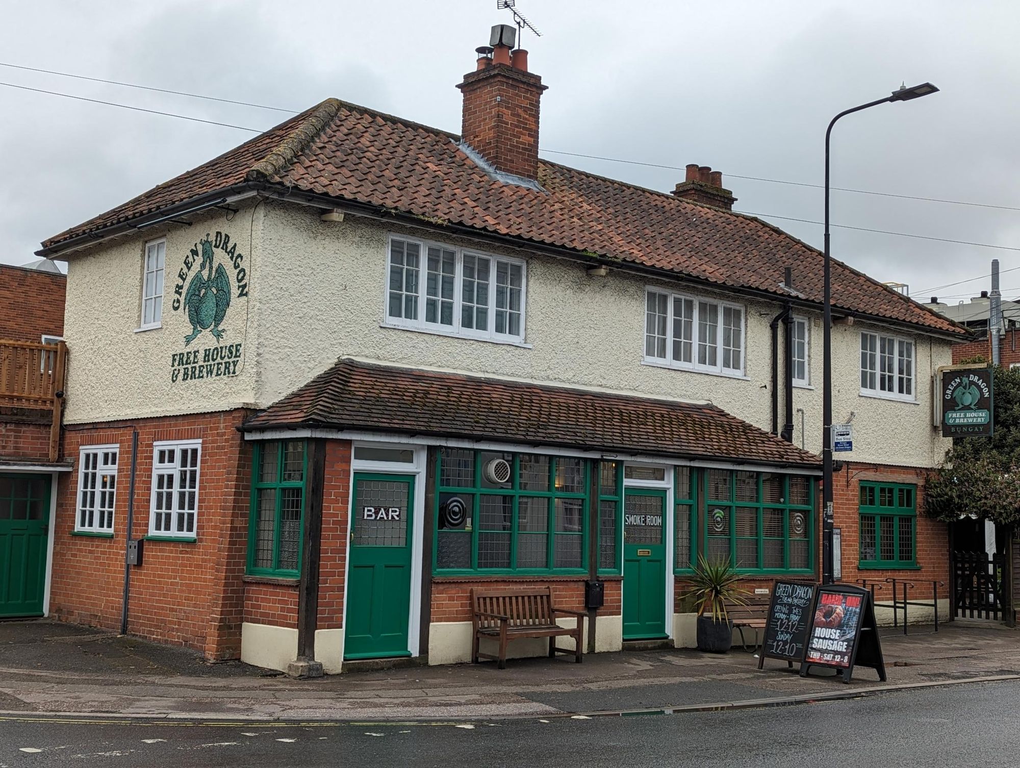 Green Dragon Bungay 270424. (Pub, External, Key). Published on 28-04-2024