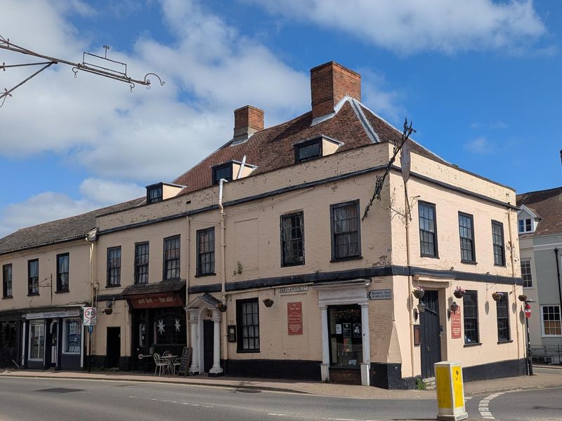 Three Tuns Bungay 170525 side view.jpg. (Pub, External). Published on 18-05-2025 