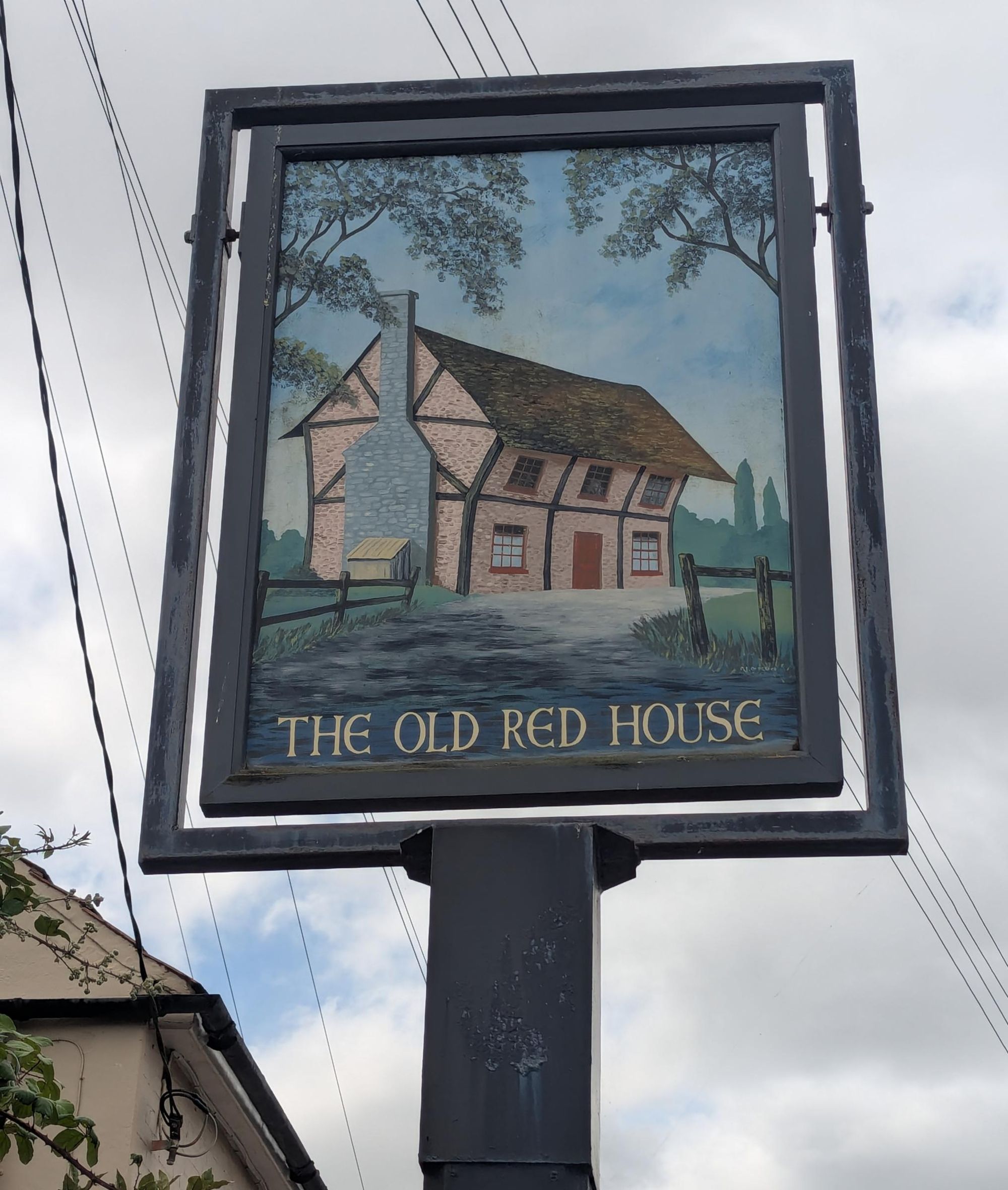 Old Red House Carlton Colville sign 050725.jpg. (Pub, Sign). Published on 06-07-2025