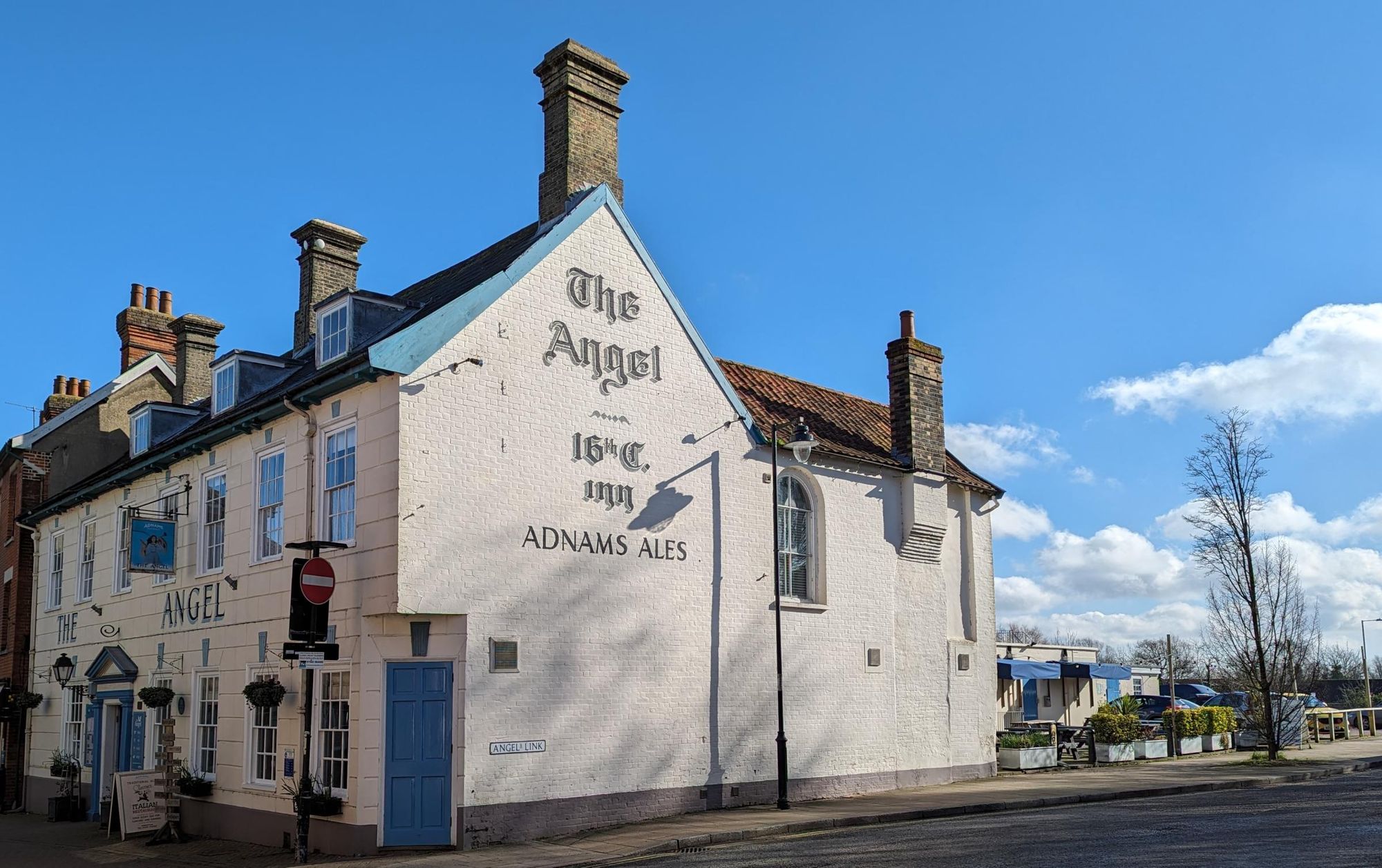 Angel Halesworth side view 240224. (Pub, External). Published on 25-02-2024