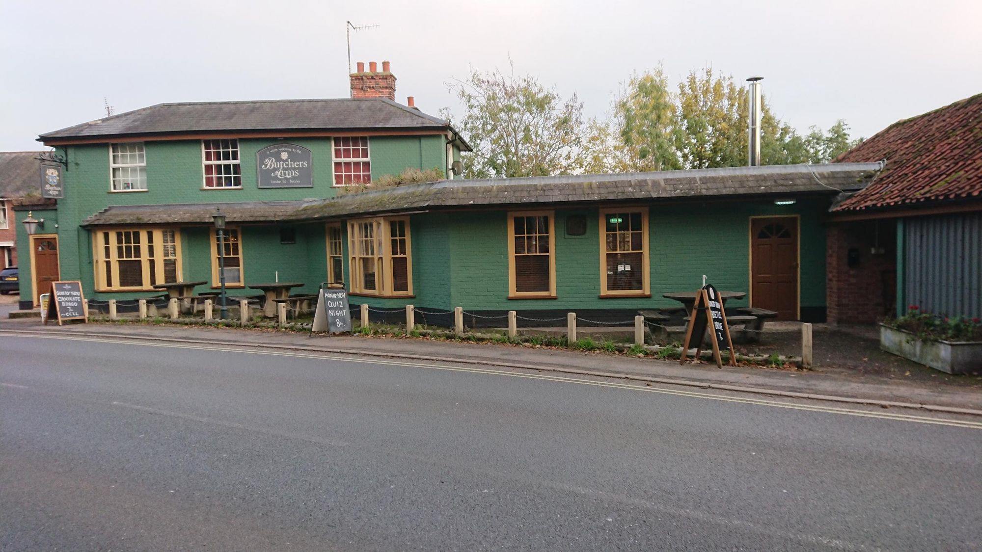 Butchers Arms Beccles Nov19. (Pub, External, Key). Published on 09-11-2019