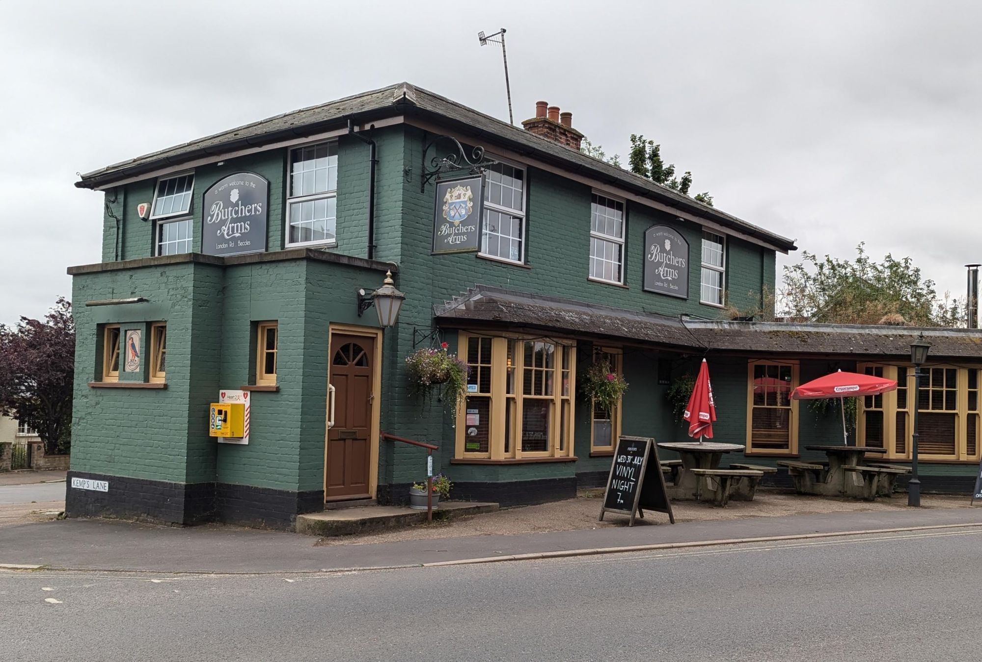 Butchers Arms Beccles side view 030824.jpg. (Pub, External). Published on 04-08-2024