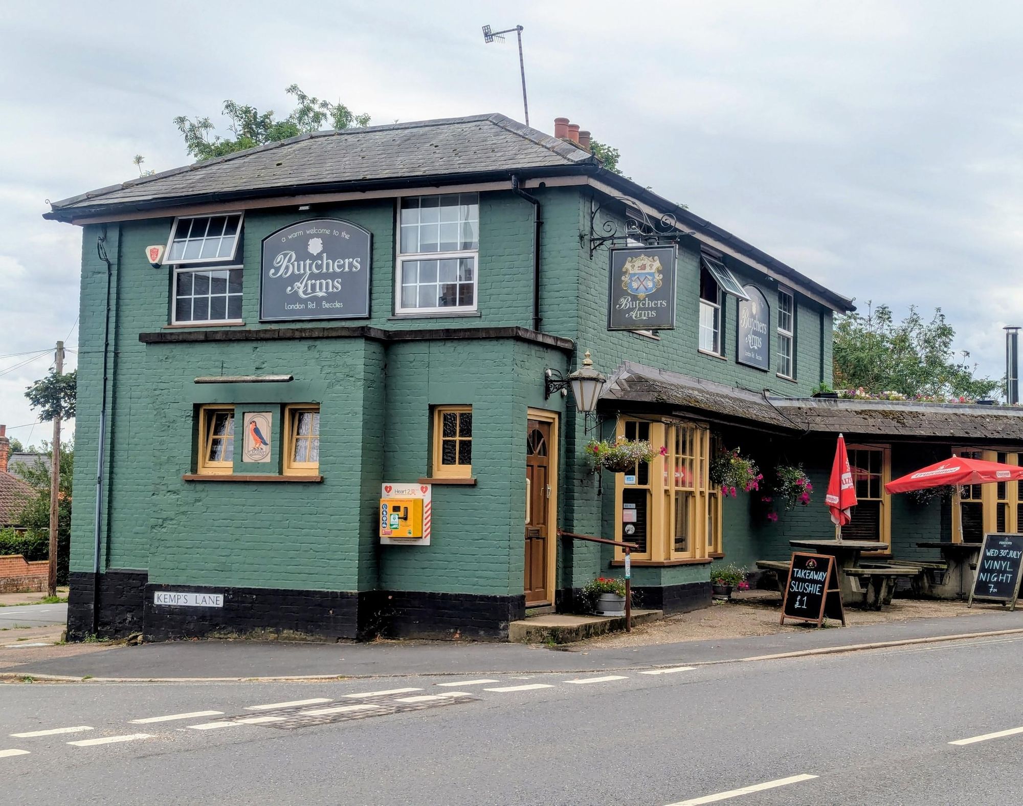 Butchers Arms Beccles side view 270725.jpg. (Pub, External, Key). Published on 29-07-2025