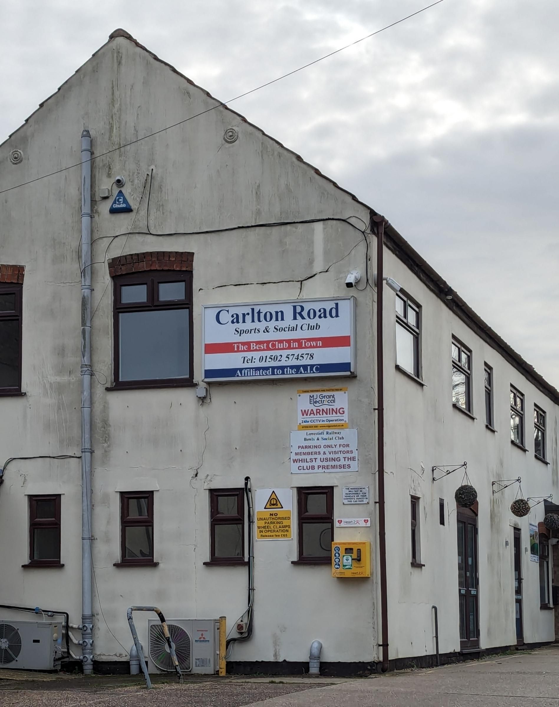 Carlton Road Sports & Social Club 070224. (External, Key). Published on 08-02-2024