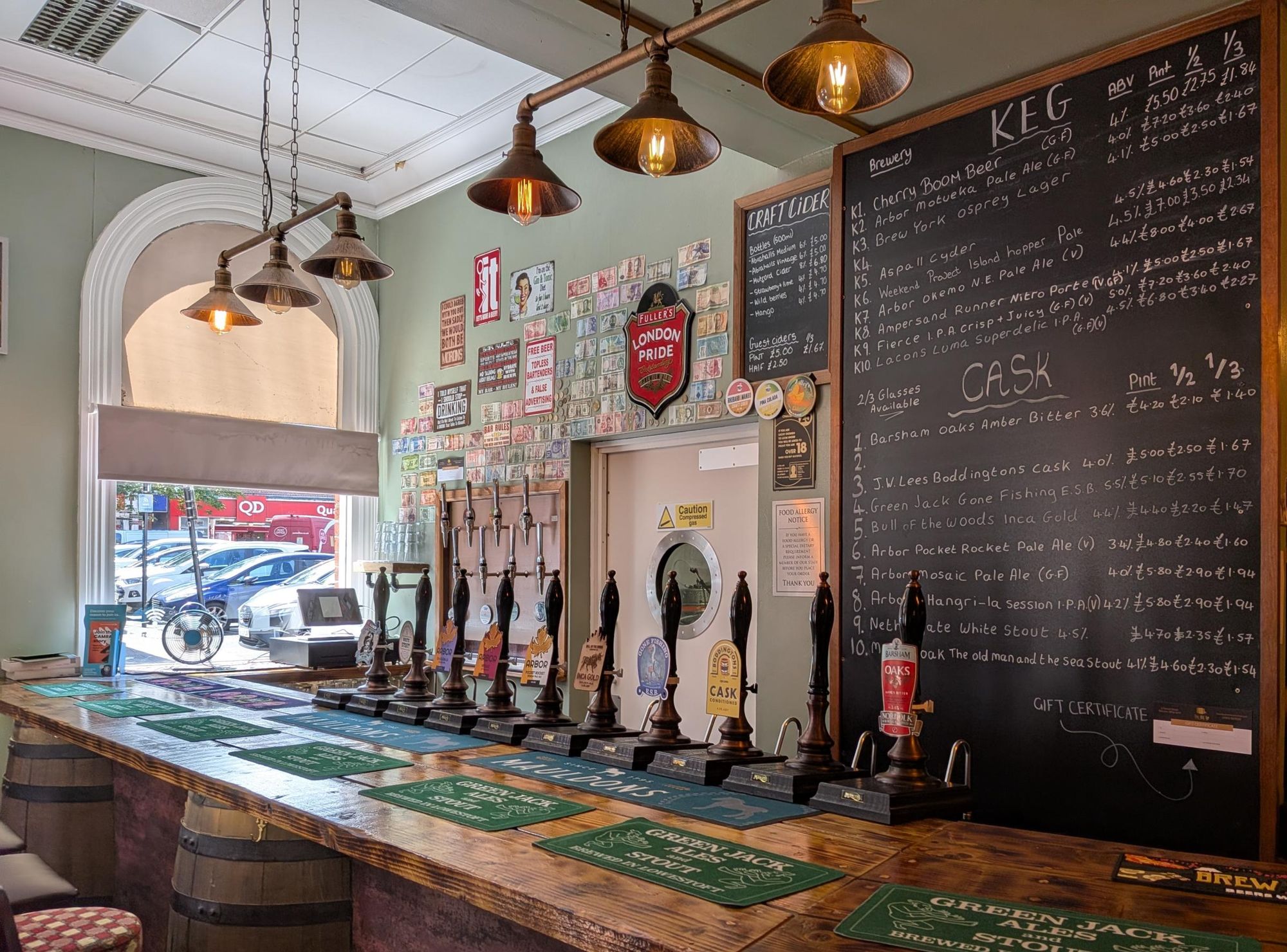 Old Tap, Beccles bar 040626.jpg. (Pub, Bar). Published on 05-06-2026