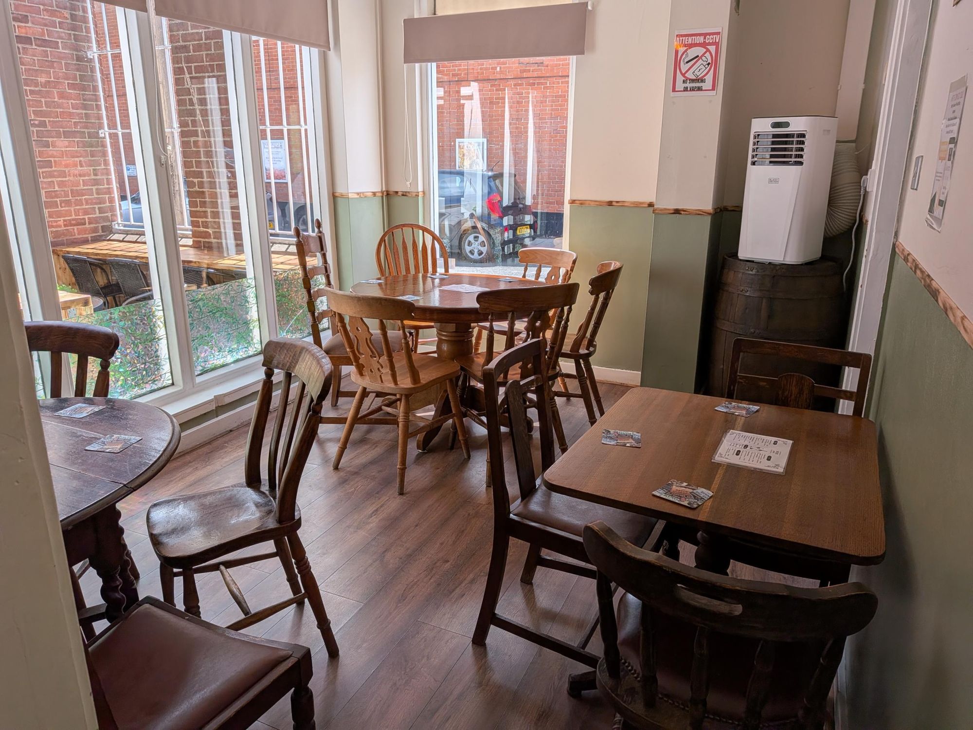 Old Tap, Beccles seating side room 040626.jpg. (Pub). Published on 05-06-2026