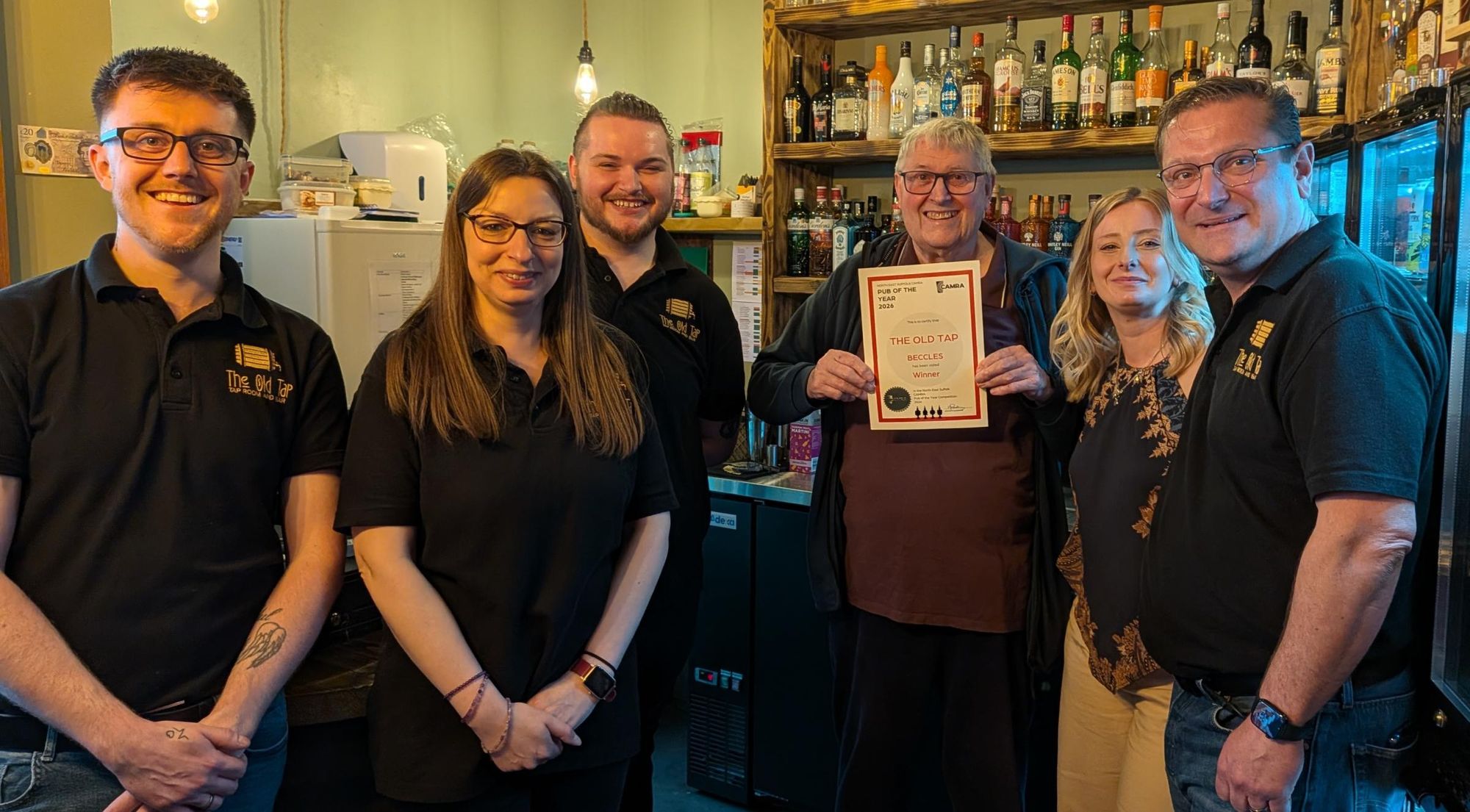 Old Tap, Beccles PotY presentation 160526 v2. (Publican, Award). Published on 18-05-2026