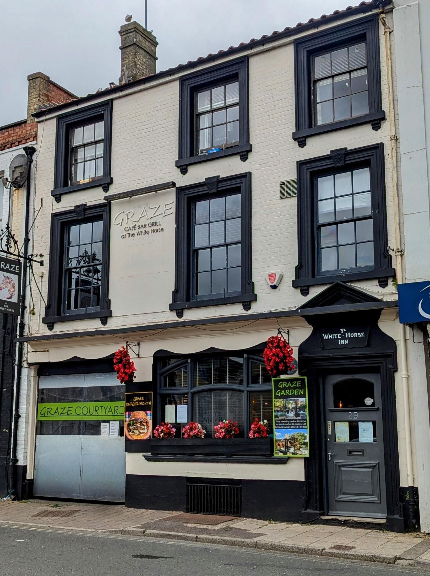 Graze at the White Horse Beccles 030824.jpg. (Pub, External, Key). Published on 04-08-2024