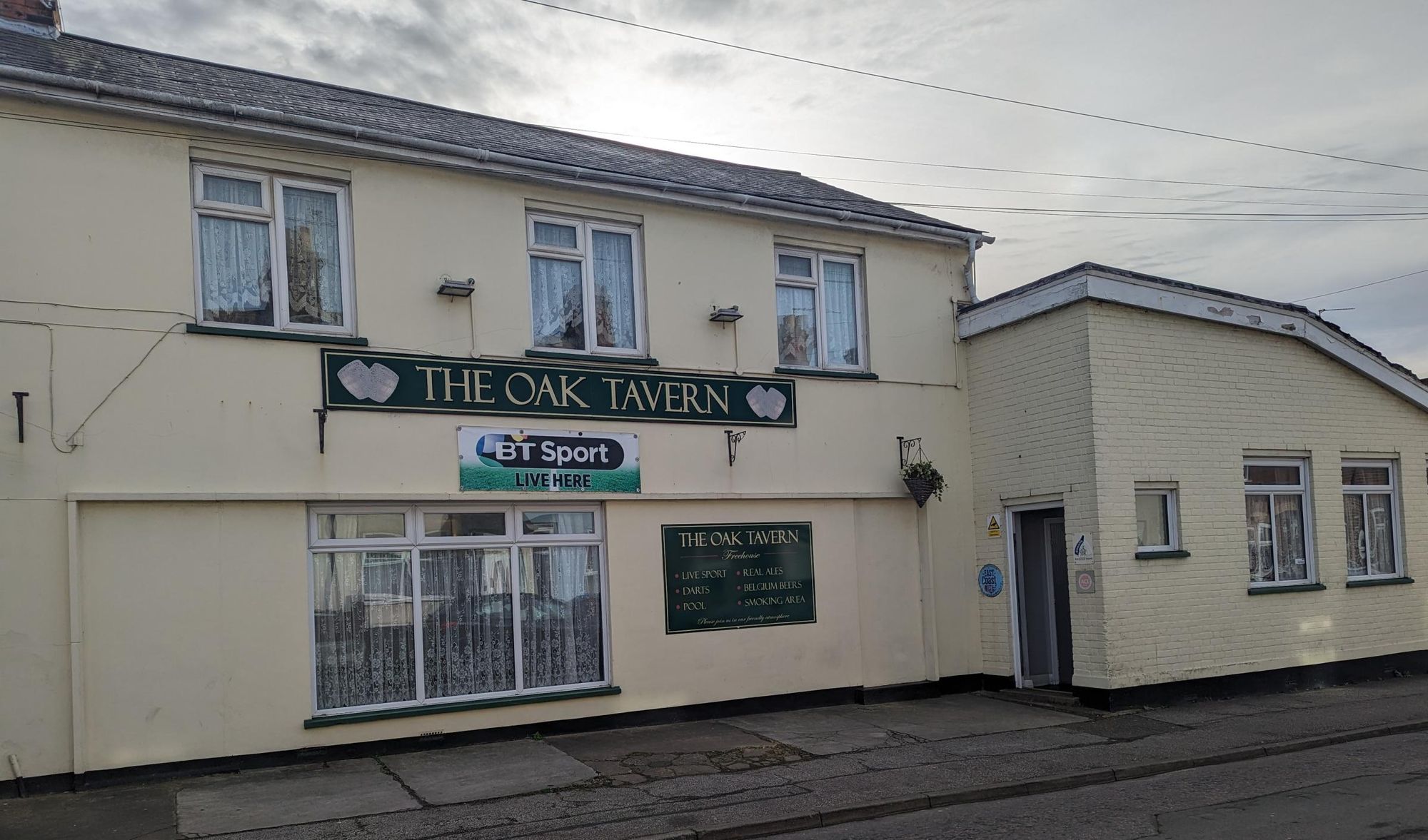 Oak Tavern Lowestoft 270124. (Pub, External, Key). Published on 30-01-2024
