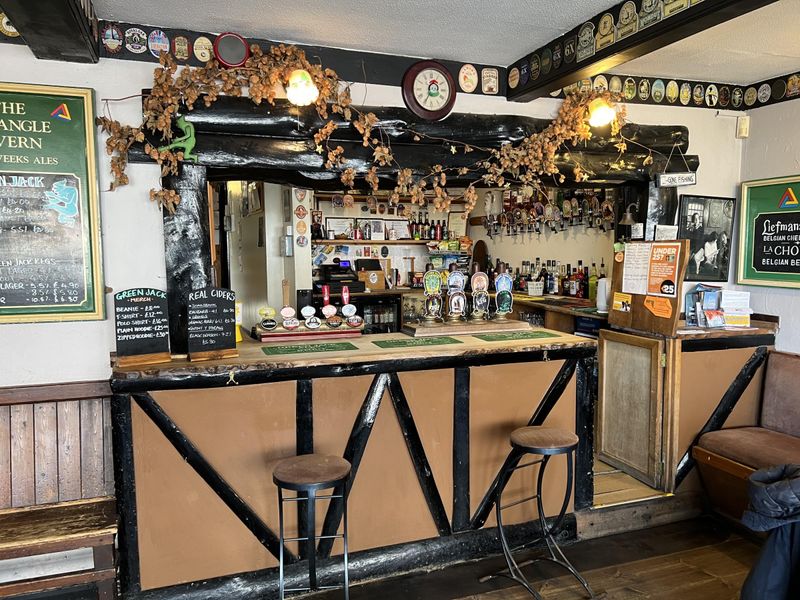 Triangle Tavern Lowestoft front bar 250524 SW.jpeg. (Pub, Bar). Published on 25-05-2024 