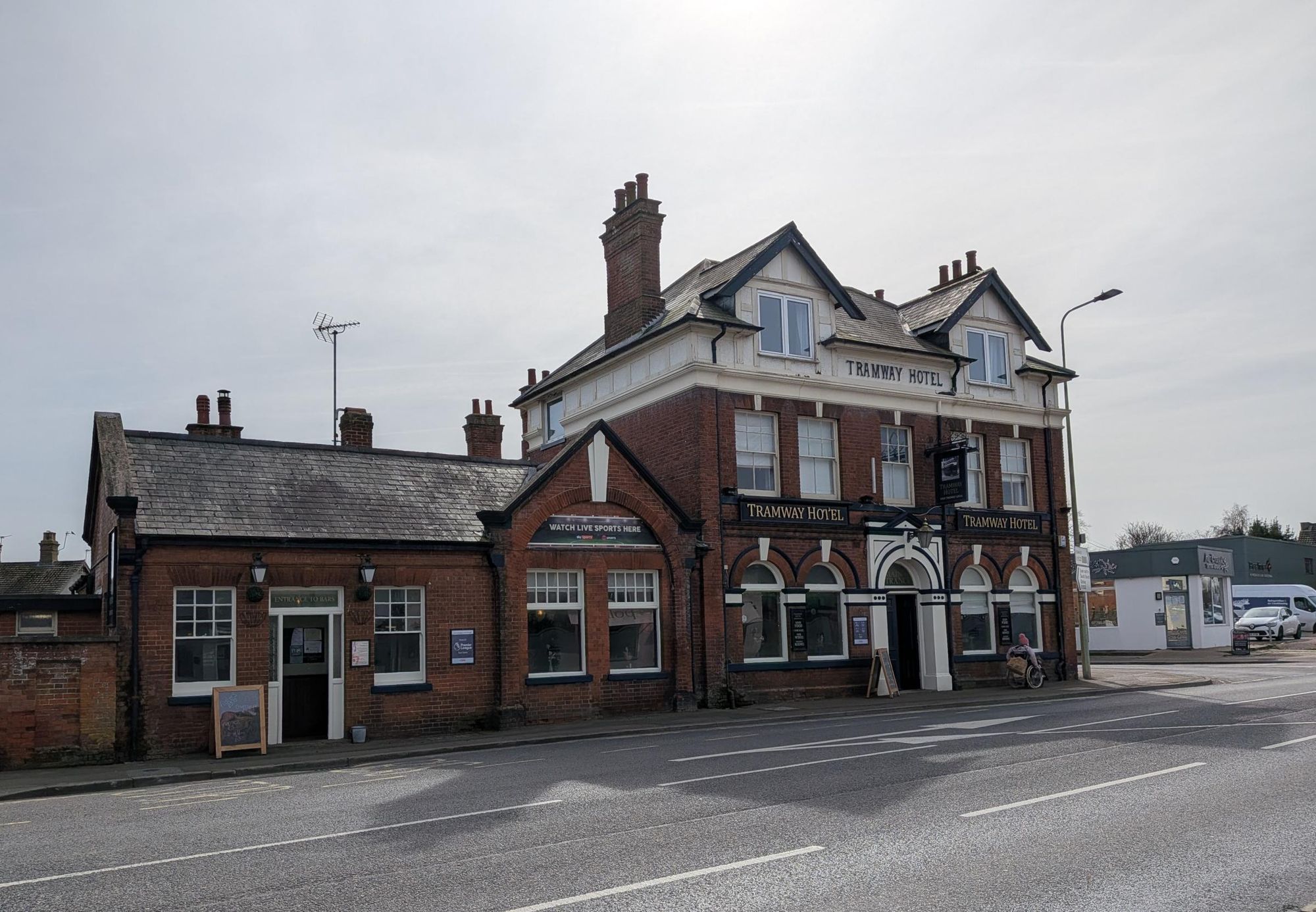 Tramway Hotel Pakefield 200326.jpg. (Pub, External, Key). Published on 21-03-2026