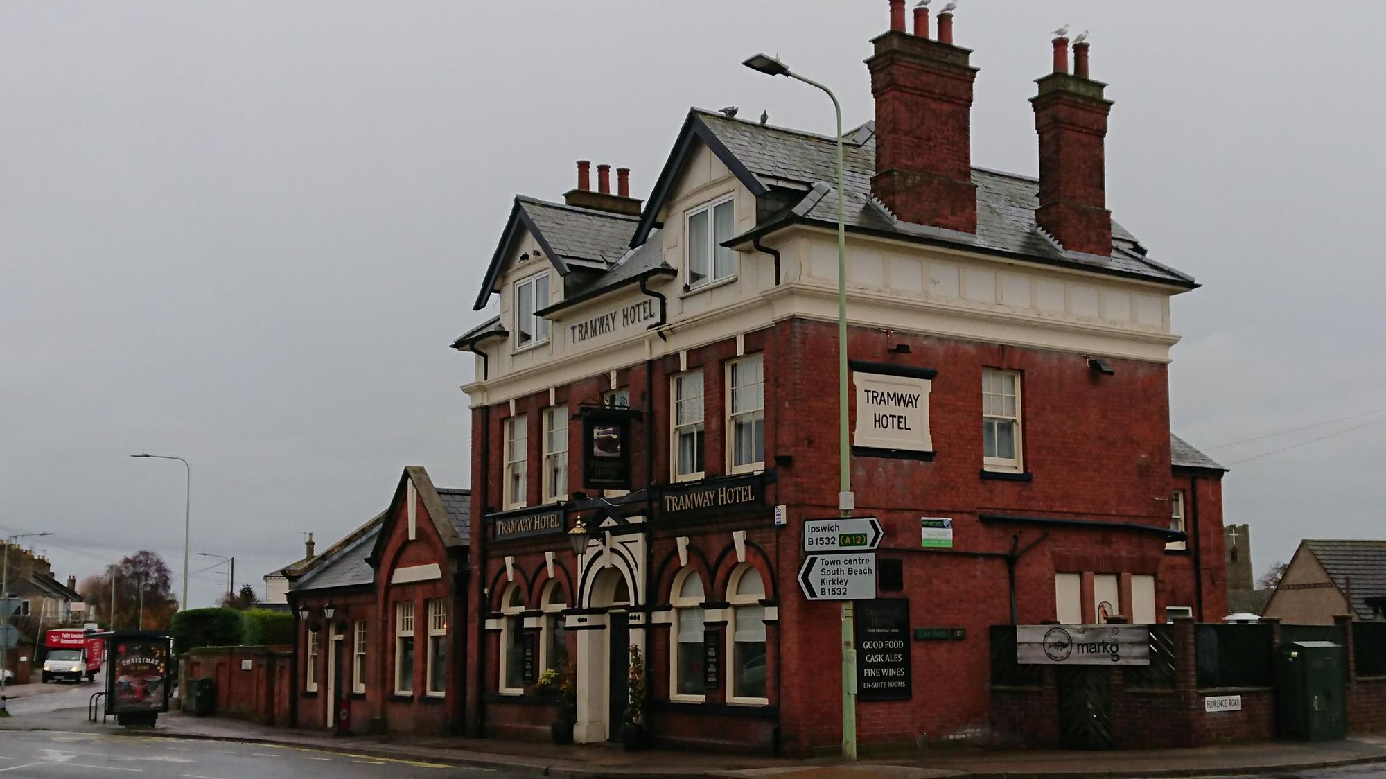 Tramway Hotel Pakefield side Nov19. (Pub, External, Key). Published on 28-11-2019
