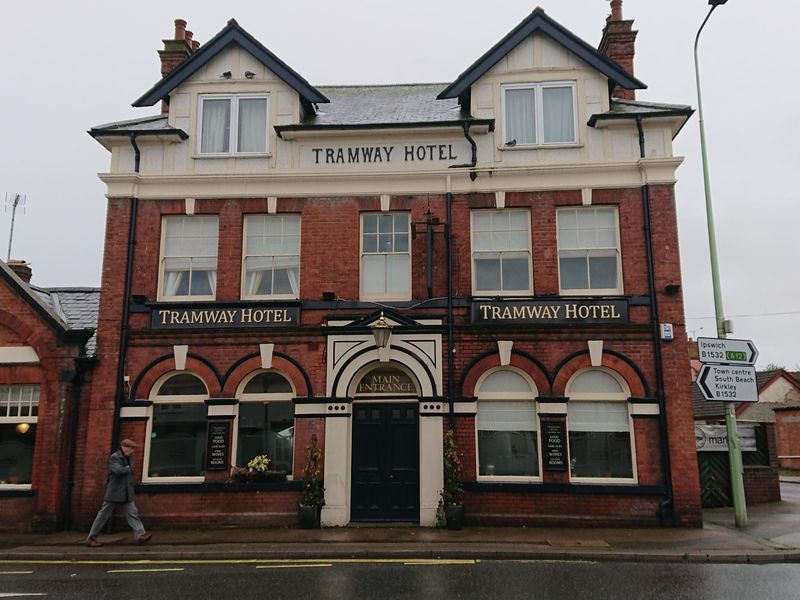 Tramway Hotel Pakefield front Nov19. (Pub, External). Published on 28-11-2019